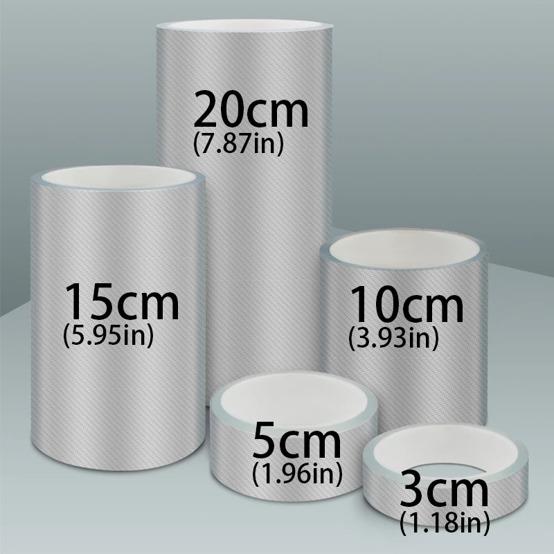 Durable Transparent Carbon Fiber Car Door Edge Guards - Wear and Scratch Resistant