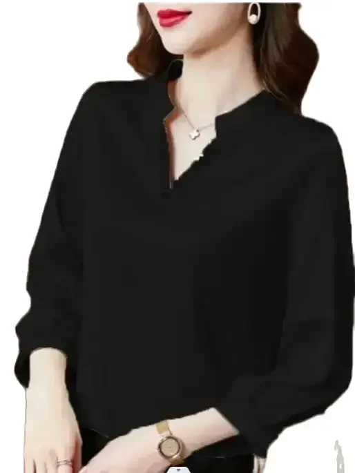 

Women's Temperament Silk Satin Office Long Sleeve underwear
