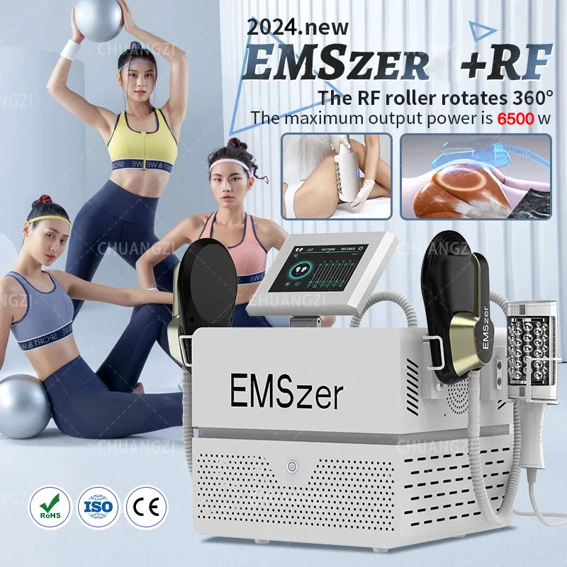 

EMS EMSZERO 2-in-1 Roller Massage for Weight Loss Therapy Body Shaping Muscle Stimulating fat Salon Device
