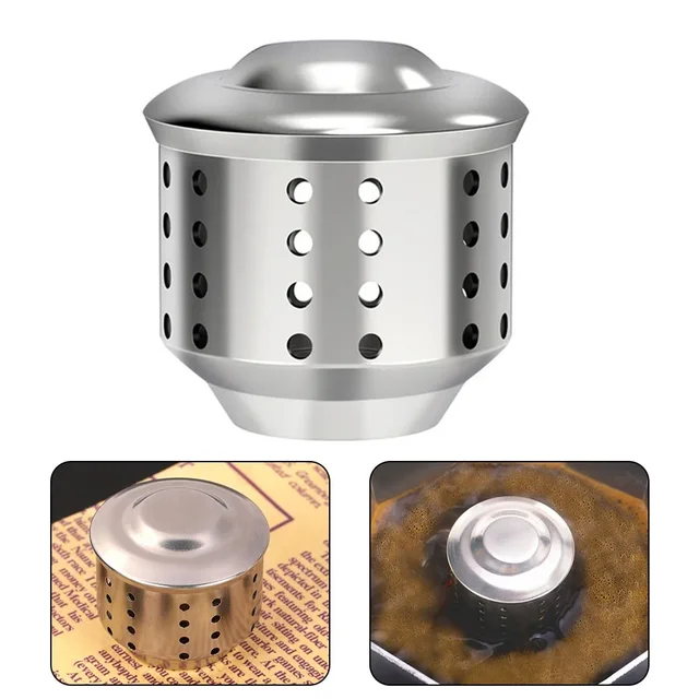 Stainless Steel Moka Pot Anti-spray Cap Stovetop Espresso Coffee Maker Accessories Anti-Splash Valve Cover Coffee Accessories 4
