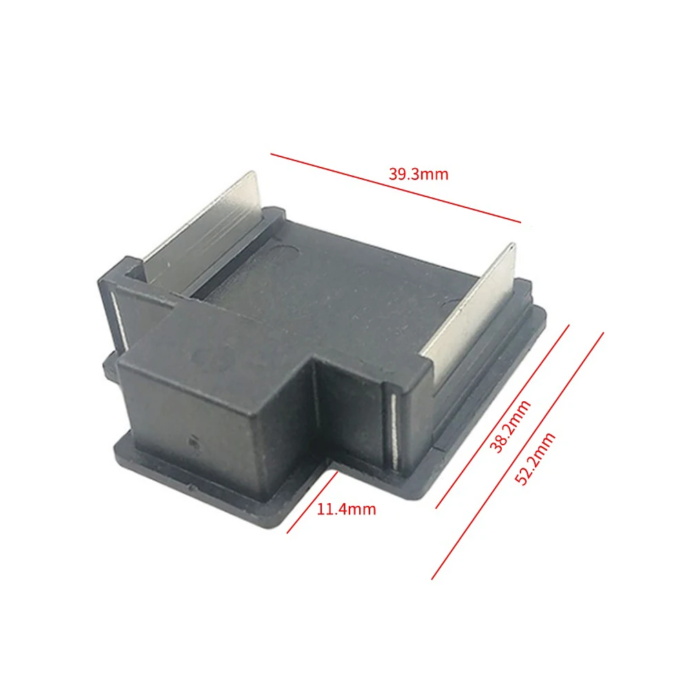 3pcs Battery Connector Terminal Block For Lithium Battery Adapter Converter Black Electric Tool Battery Connector Adapter ganwei pop up table baffle plate woodworking desktop fast fixed limit block table latch toohr 26mm hole tool