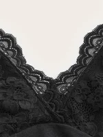 Goth Grunge Punk Black Lace Patchwork Halter Top Women Summer Solid Ruched Backless Sleeveless Tank Top Streetwear Y2K Clothes - Image 3