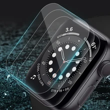 

1/2/3Pcs Clear HD PET Screen Protector For Apple Watch 6 SE 5 4 40mm 44mm Not Tempered Glass For Iwatch Series 3 2 1 38mm 42mm