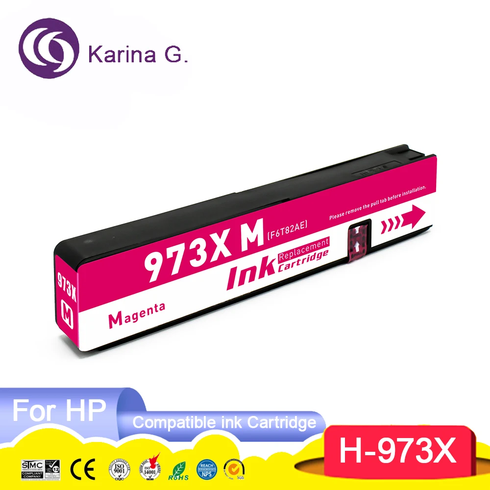 973 973X 973XL Premium Color Compatible InkJet Ink Cartridge For 973X for Pagew