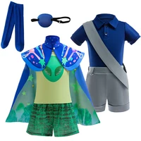 Boys Halloween Cosplay Alien Cartoon Movie Elio Costume Carnival Kids Birthday Party Masquerade Performance Role Play Outfits
