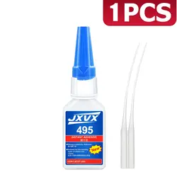 Ultra - Fast High Strength Cyanoacrylate Glue - 5 Second Quick - Dry Super Adhesive (20g) (0.7 oz- 1 piece)