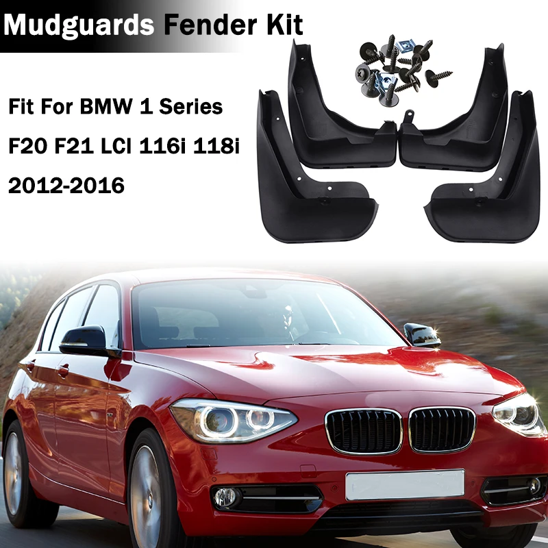 

Mudguards Fender Kit Wheel Mud Flaps Splash Guards Fit For BMW 1 Series F20 F21 LCI 116i 118i 2012 - 2016 Car Accessories 4pcs