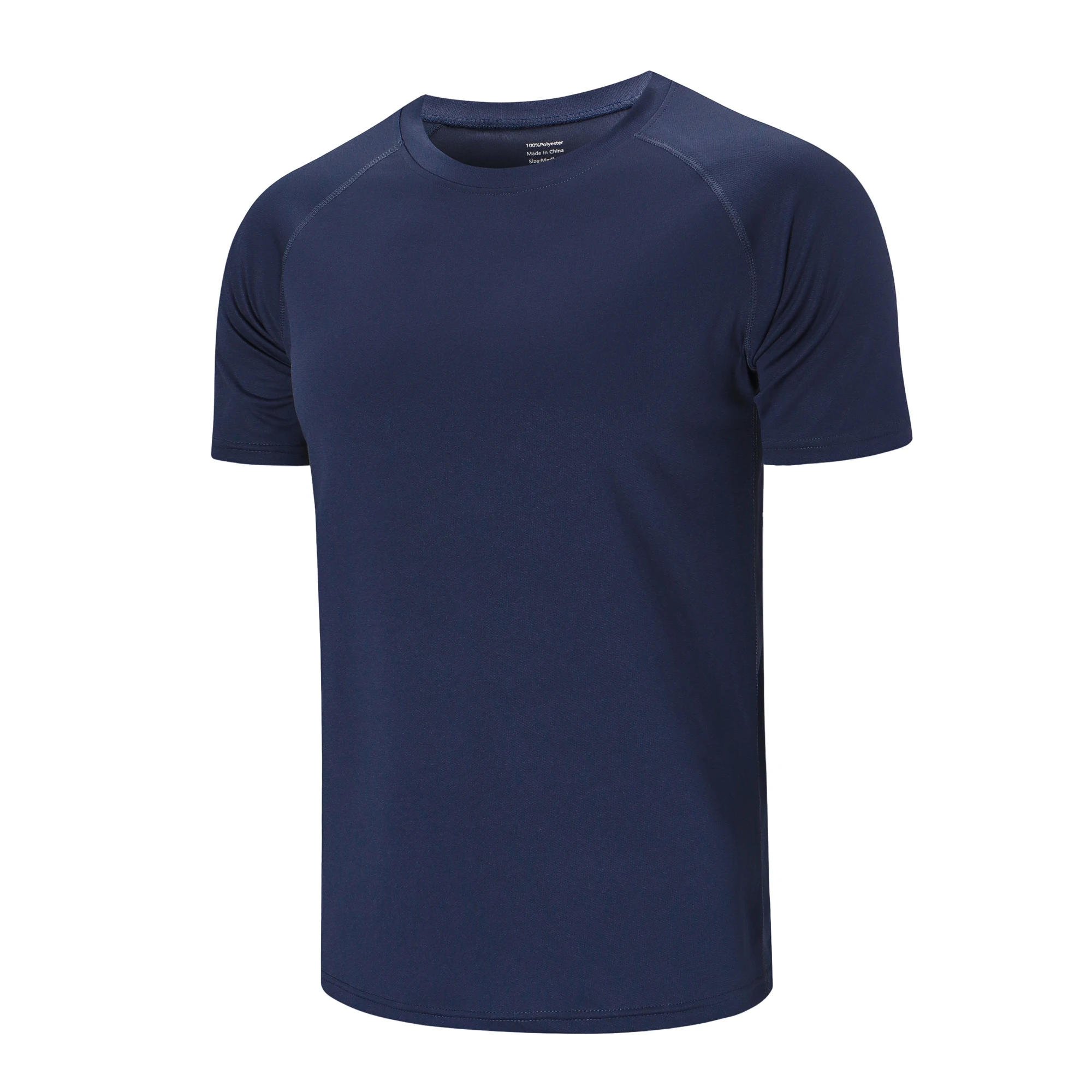  Mens Running Shirts, Workout Tops Men Sport Fitness Shirts Gym Tops Men Crew Neck Breathable T-Shirt 