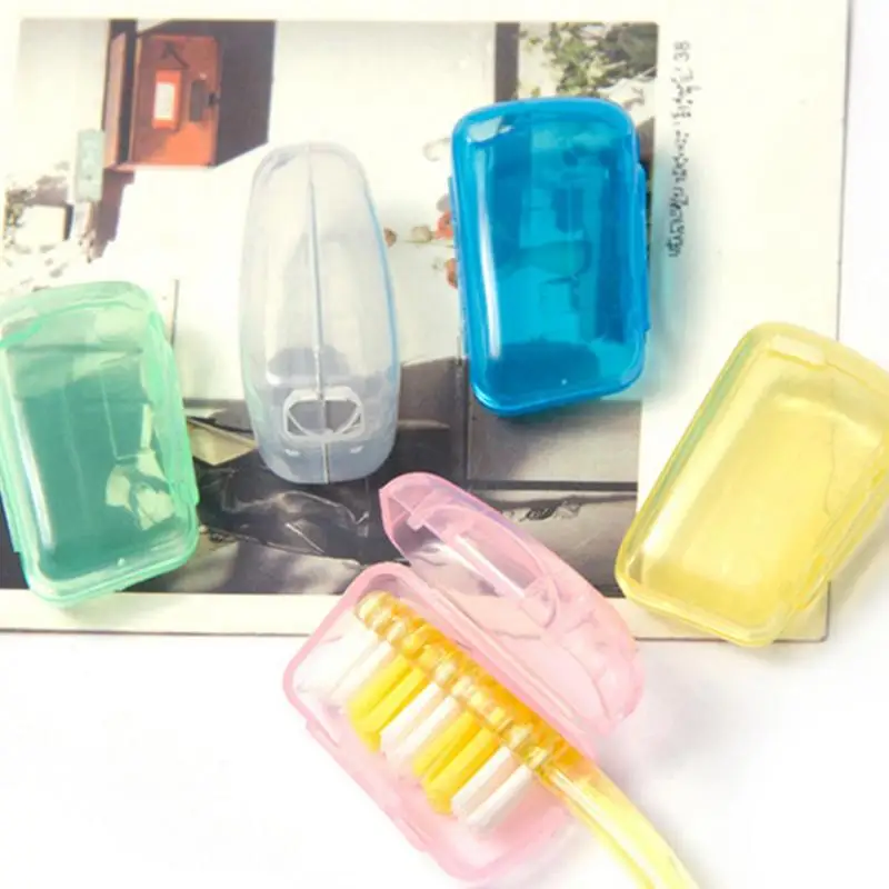Portable Toothbrush Head Cover Holder Health Germproof Toothbrushes Hair Protector Travel Camping Tooth Brush Dustproof Cap Case toothbrush covers toothbrush case toothbrush storage box