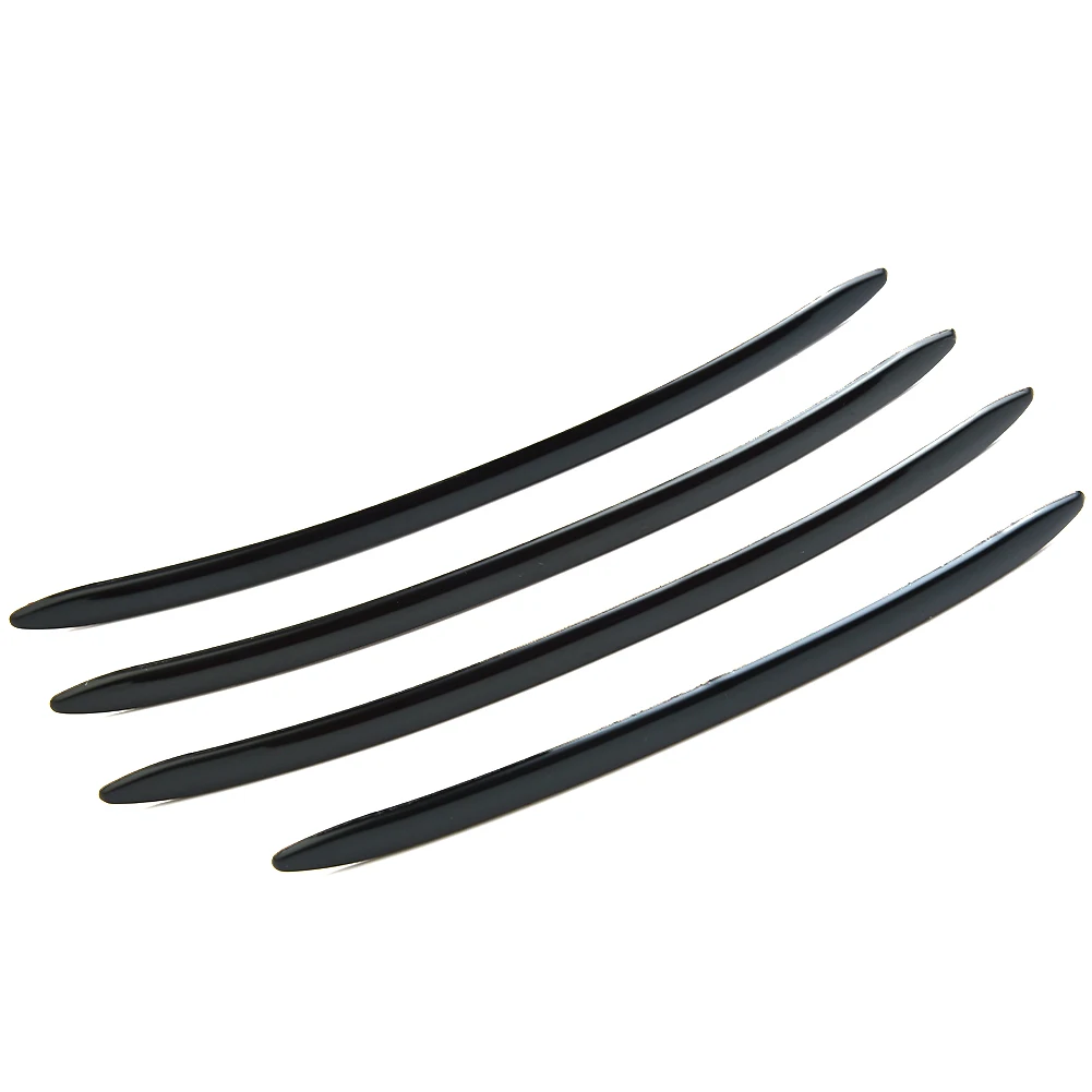 

4Pcs Black Stainless Steel Stripe Trim Car Door Handle Trim For BMW 5 Series F10 F18 F11 2011-2017 Car Exterior Accessories