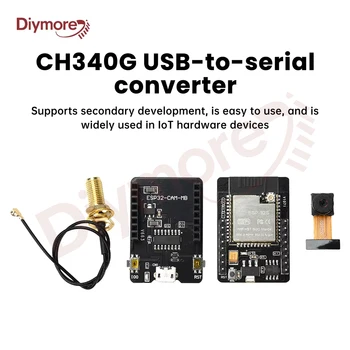 ESP32-CAM-MB Scheda di sviluppo WIFI BT Modulo telecamera OV3660 da USB a seriale CH340 Micro USB Tipo-C Modulo scheda di sviluppo ESP