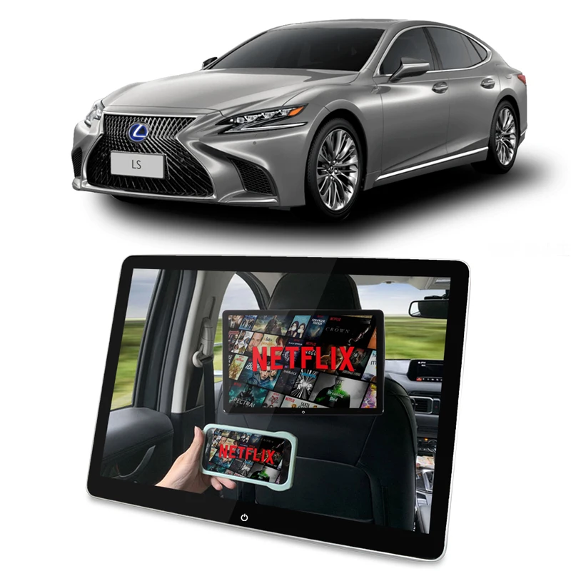 

Android 11.0 2GB+32GB Car Headrest Monitor touch Screen 4K 13.3 Inch