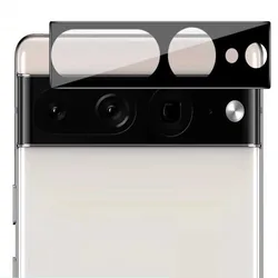 Premium Tempered Glass Full Cover Camera Lens Protector - Google Pixel 9 (Black)