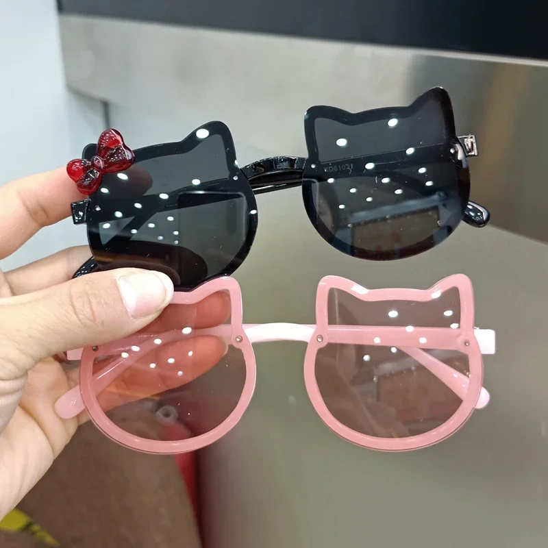 Cute Kitty Sunglasses - UV Protection Eyewear for Kids