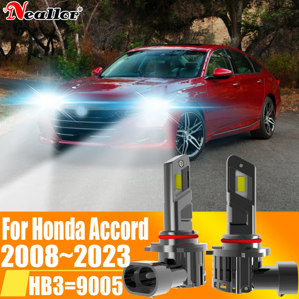

2 шт. HB3 9005 светодиодная фара Canbu автомобильная лампа высокой мощности 6000K ксеноновая белая фотолампа мотоциклетная Диодная лампа 12 В 55 Вт для Honda Accord 2008 ~ 2023