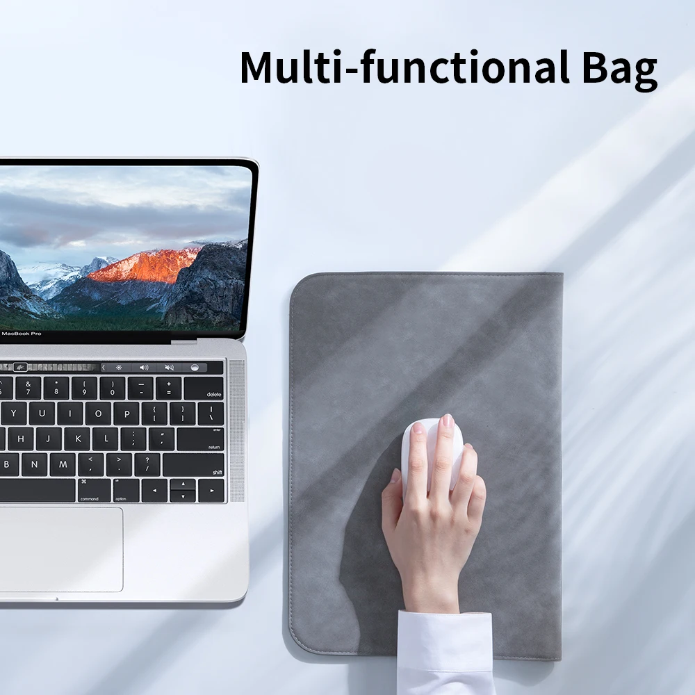 Smartdevil-bolsa para Laptop para Macbook Air Pro e Matebook Pacote de Computador Vesícula Biliar Interna Ipad Ipad Polegadas 11 Polegadas 12 Polegadas 16 Polegadas - Imagem 3