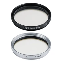 Light Lens Lab UV E39 39mm Black Sliver Chrome For Leica Camera 1