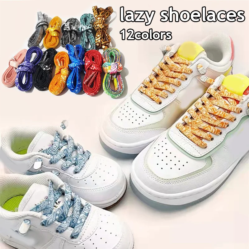 

Flat Schoenveters Cashew Bloem Basketbal Schoenveters Voor Sneakers Handgeschilderde Afdrukken Sport Schoenveter Shoestrings