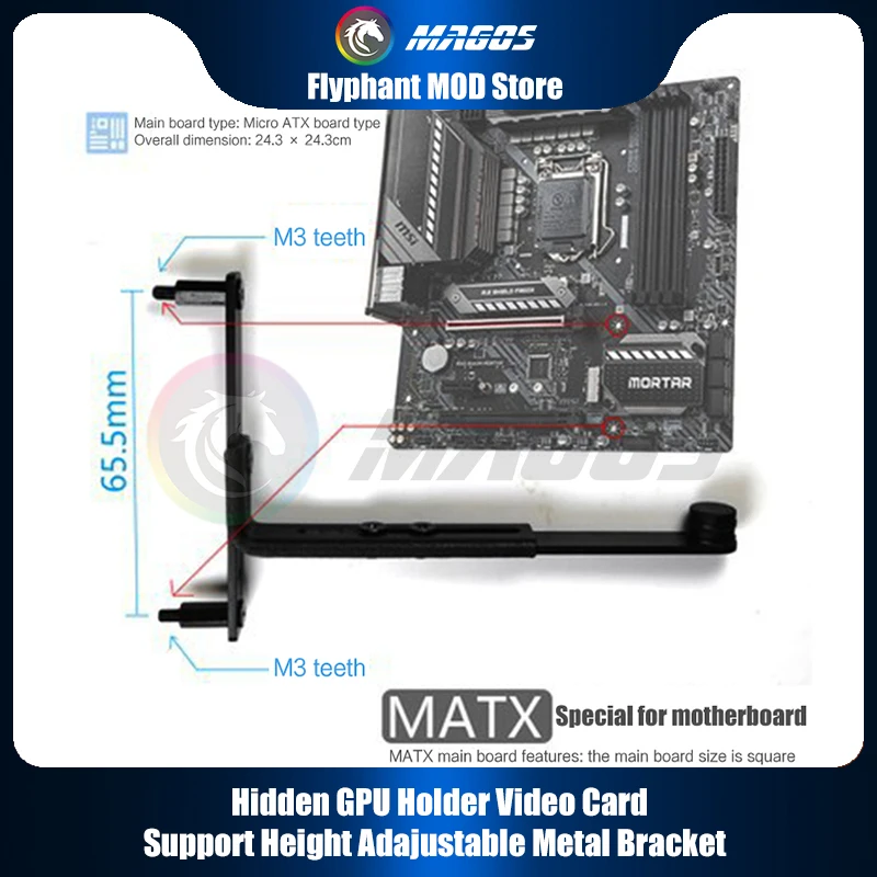 Gpu Sag Bracket Evga Support Bracket Rtx 3090 Sag Evga Anti Sag