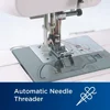 Sewing and Quilting Machine, Computerized, 165 Built-in Stitches, LCD Display, Wide Table, 8 Included Presser Feet, White 5