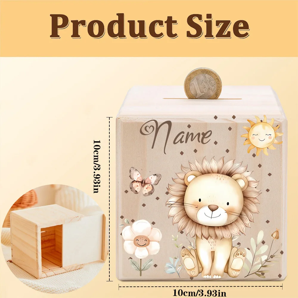 Personalisierte Holz Spardose Für Kinder Mit Namen Geschenk_voghion.com