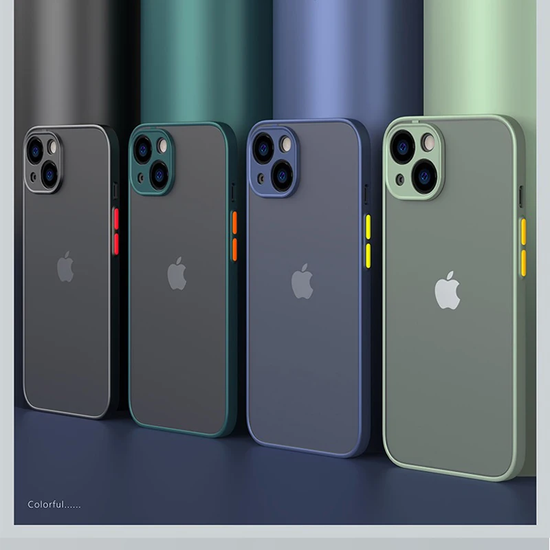 Luxury Armor Shockproof Bumper Silicon Hard Cover Phone Case