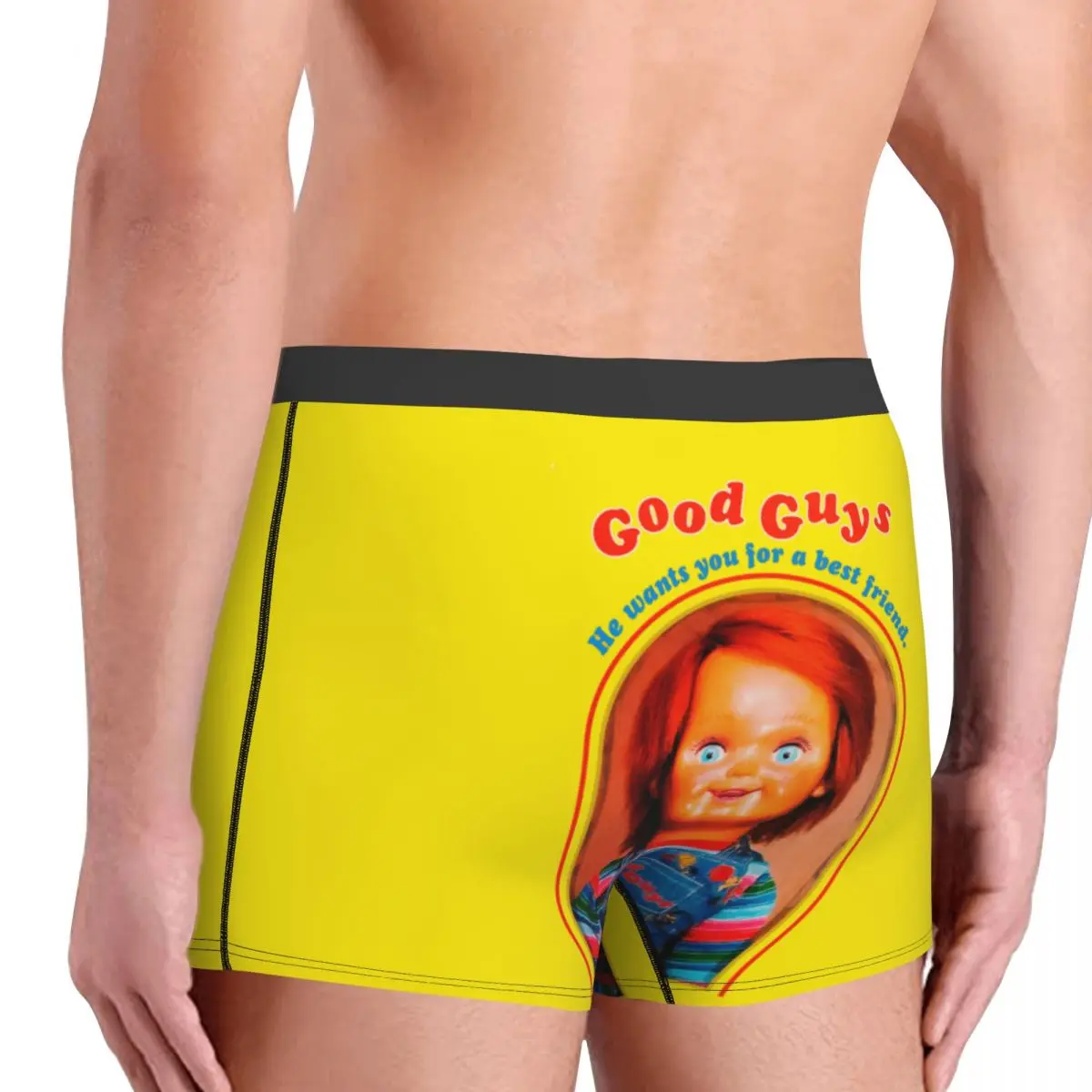 Custom Good Guys Chucky Underwear Men Breathbale Child's Play Doll