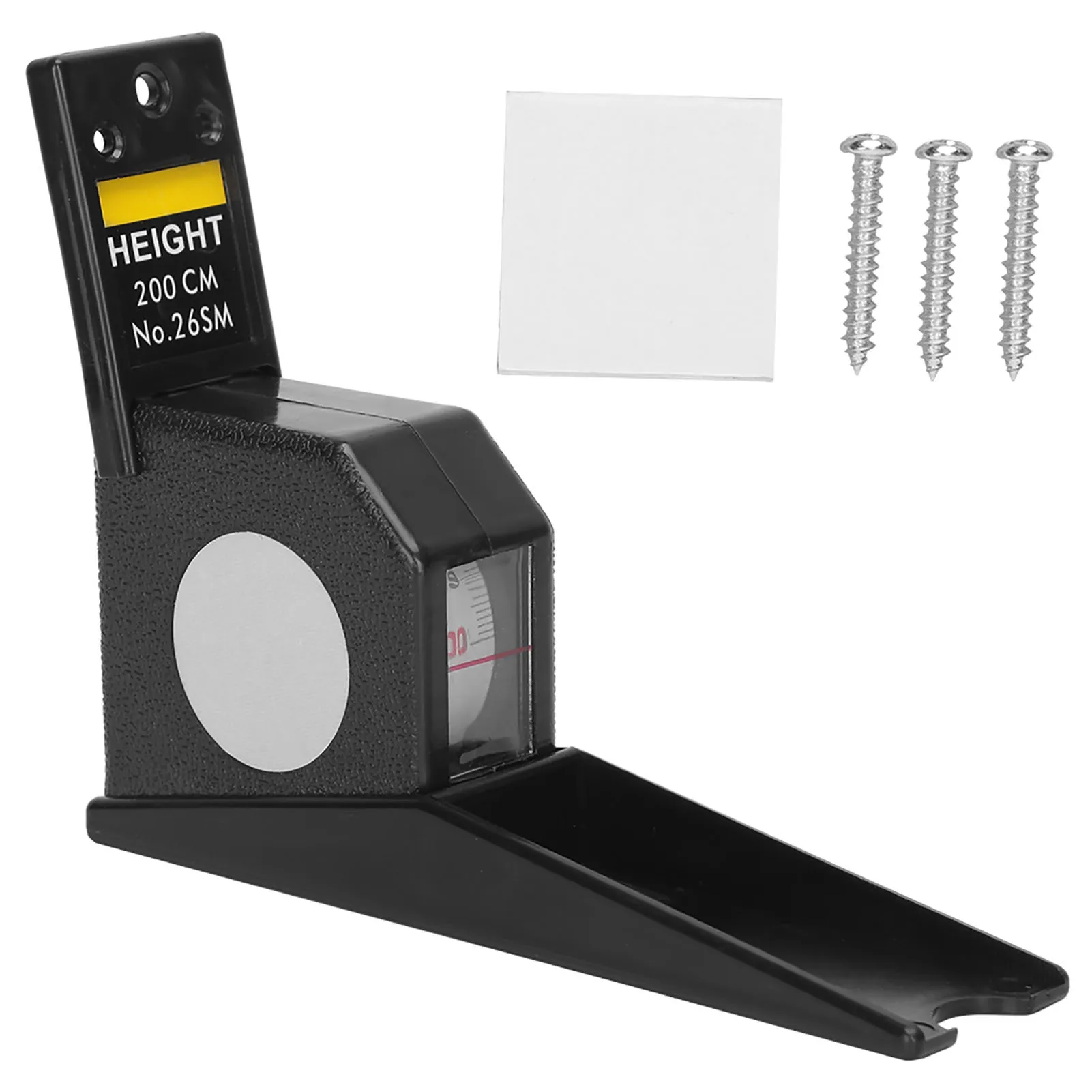 Geri çekilebilir Ölçü Aracı 2 Metre Yükseklik Boy Ölçer Geri Çekilebilir ölçüm bandı Cetvel Metal Ölçme Aracı ölçüm cetveli