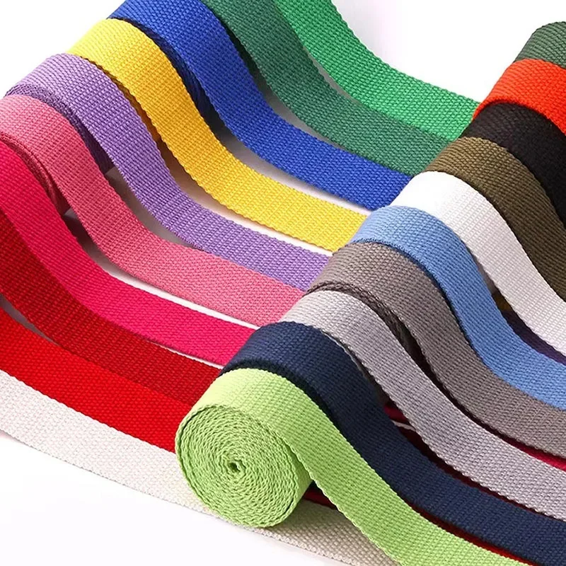 면 웨빙 멜빵, DIY 장식 바느질 원단 공예 용품, 나일론 웨빙 애완 동물 로프 배낭 액세서리, 2m