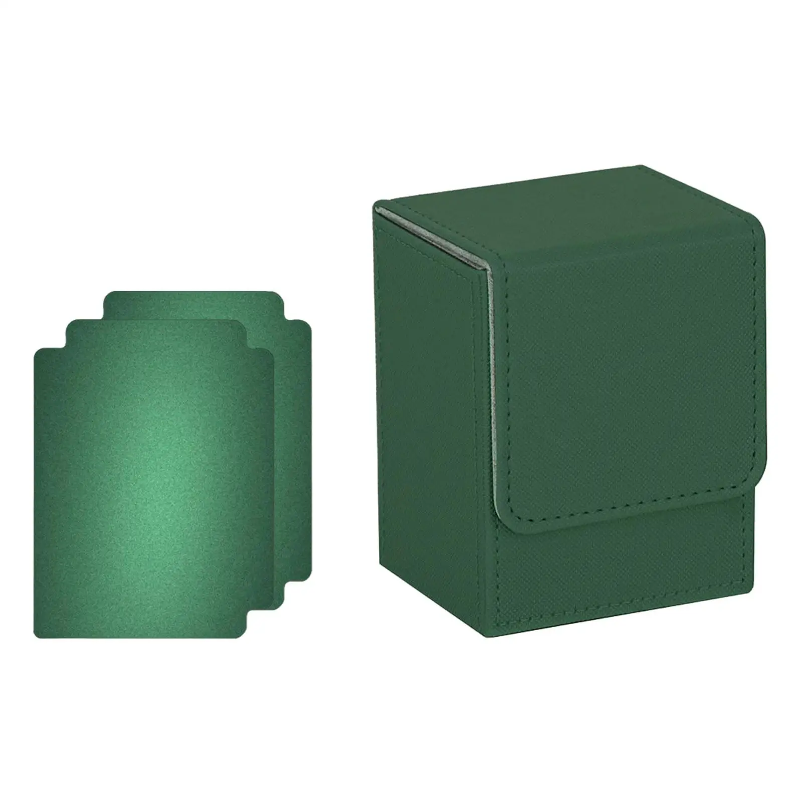 Premium Lightweight Trading Card Deck Box - Durable Holder for 100 Collectible Cards