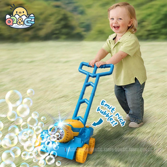 Automatic Lawn Mower Bubble Machine Weeder Shape Blower Baby