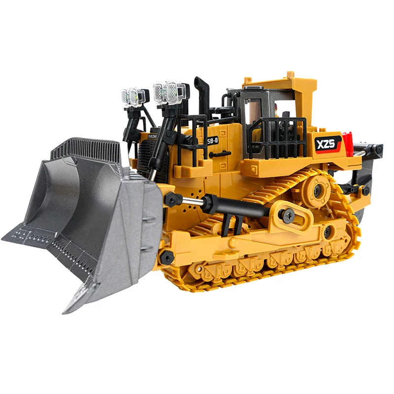 1/18 RC Excavator Control remote Car 2.4G Radio Controlled Car Caterpillar Tractor Model Engineering Building Construction Toys 3