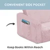 Perfect Sleeper Extra Wide Convertible Sofa to Lounger - Comfy 2-in-1 Flip Open Couch/Sleeper for Kids 6