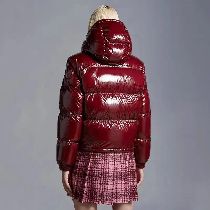 Top Quality Women's 90 White Goose Down Jacket, 2023 New Winter Luxury Short Bread Coat Down Jacket for Women,Winter Coat Women