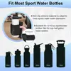 Universal Water Bottle Elastic Sleeve Reusable Gym Accessories Elastic Magnetic Gym Bag Waterproof Water Bottle Pockets 6