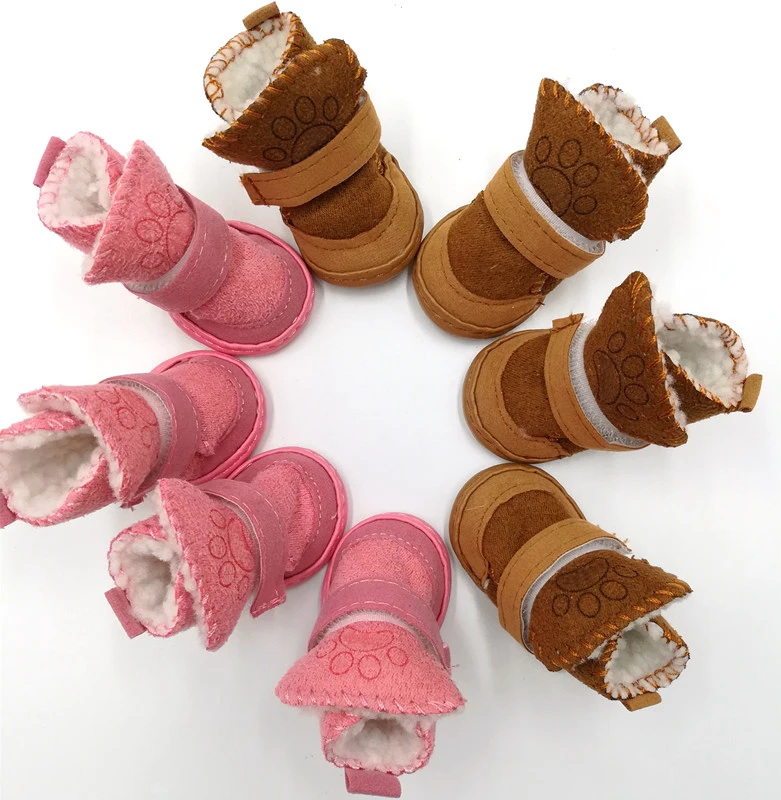 Title 9, S-XXL Winter Warm Shoes for Dogs 4Pcs/Set Cute ...