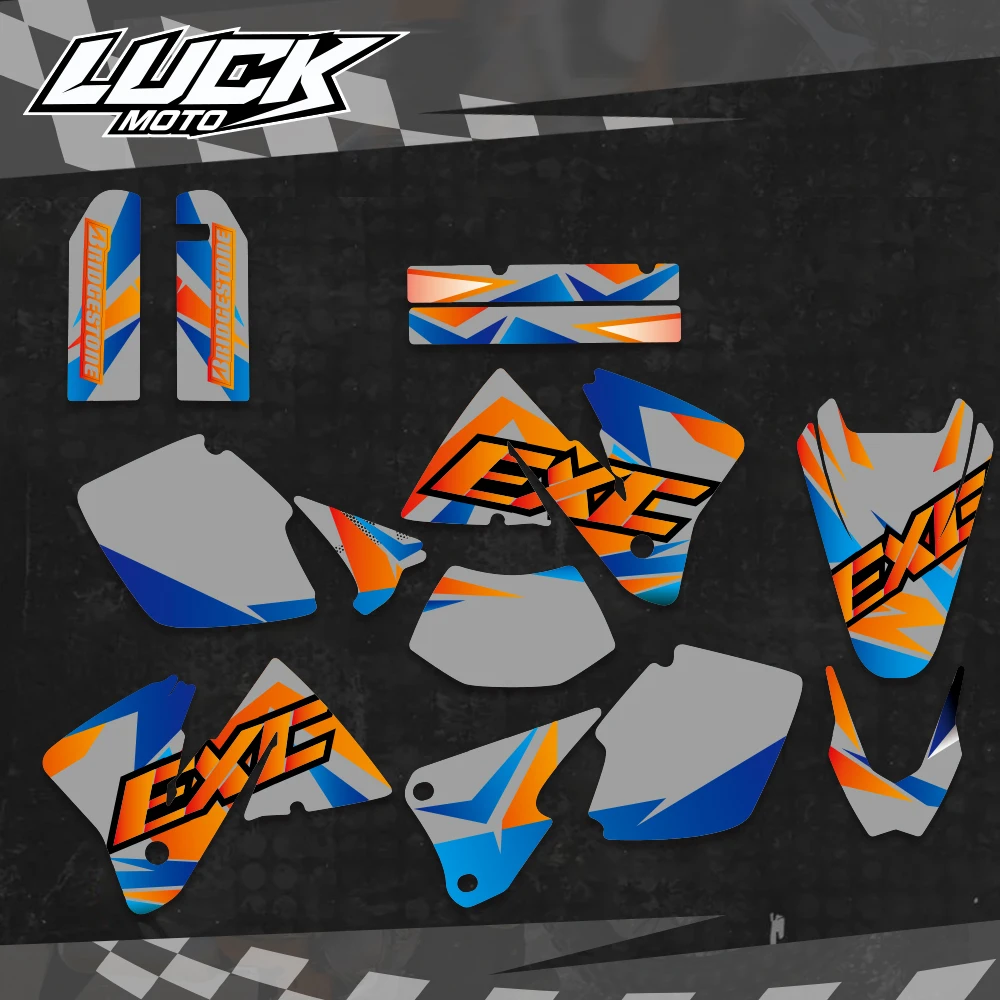 LUCKMOTO  ׷ Ī  ƼĿ, KTM EXC 250 300 350 400 520 MXC 200 300 2001 2002, ǰ