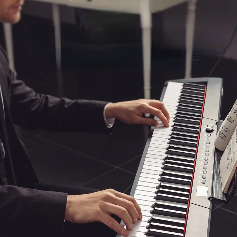 

Professional Electric Piano Digital Children 88 Keys Portable Piano Midi Controller Keyboard Teclado Midi Music Synthesizer