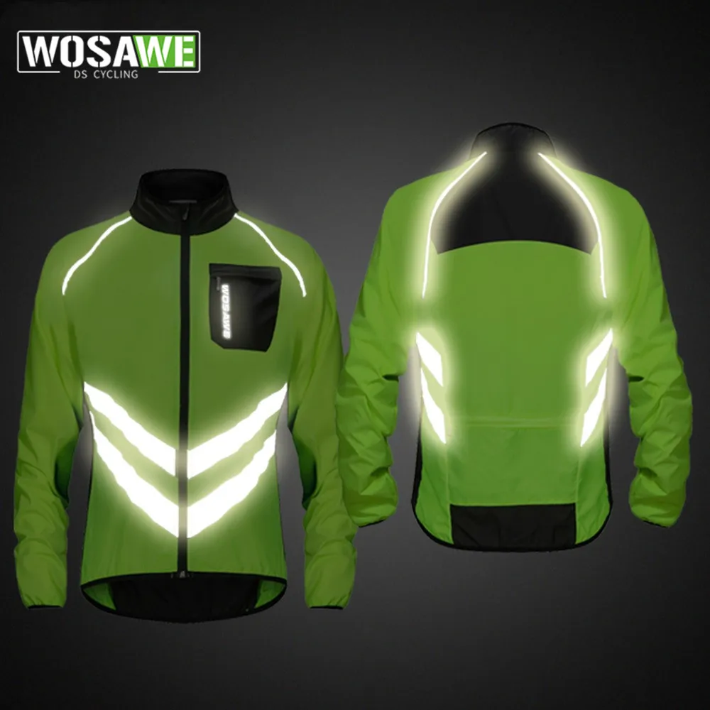 Cycling Men's Windbreaker Waterproof Light Weight Safety Cycling Jacket Raincoat Mountain Bike Clothing Cycling Jacket Cycling Clothes