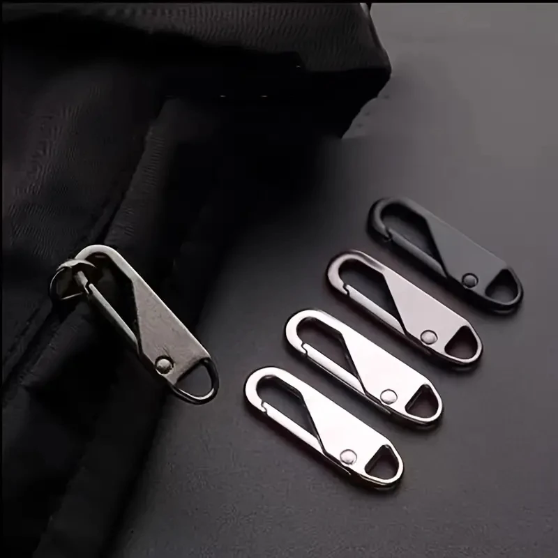  EXCEART 10pcs Zipper Accessories Jacket Zipper Metal Zipper  Head Zipper Slider Replacement Zippers for Jackets Zipper Tags Bag Zipper  Handle Replacement Zipper Coat Iron Label Zipper Pull