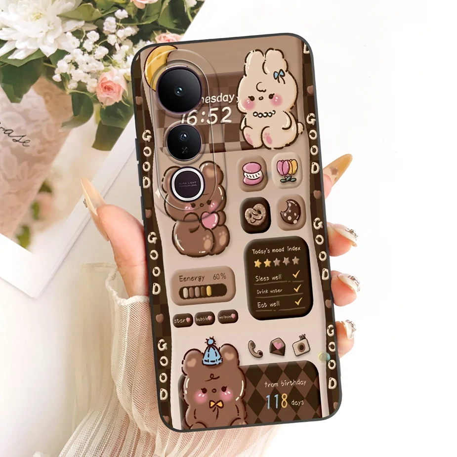Luxury Candy Painted Soft TPU Phone Case - Elegant Protective Cover