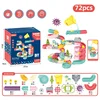 Bathroom Slide Music Set Children's Bathing Slide Paradise Water Playing Turn Music Baby DIY Wall Track Toys 5