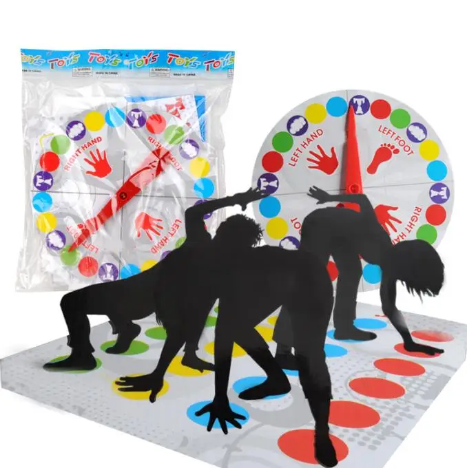 

Семейная настольная игра Twisters, комнатная игрушка, скручивание тела для детей и взрослых, спортивные интерактивные игрушки для семьи, друзей
