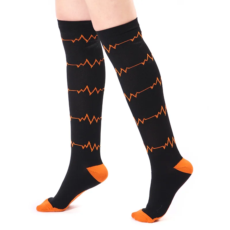 Women Sock Men Sports Stockings Compression Supply Running Riding Cycling Over Knee Basketball Biking Hockey Soccer