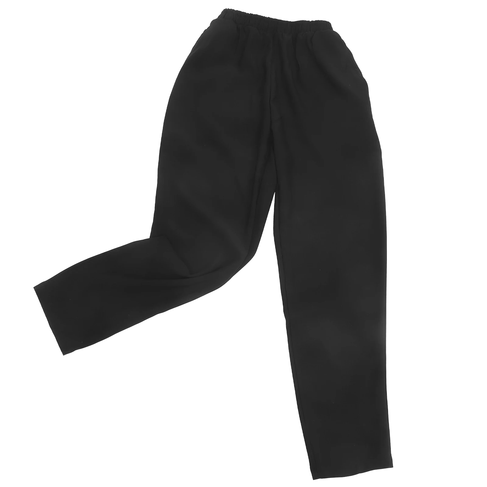 1pc Elastic Waist Workwear Oil Proof Chef Trousers Large Size Workwear Trousers Breathable olyester-cotton Loose Pants For Men