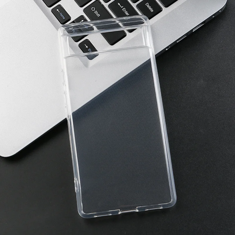 Shockproof TPU Bumper Clear Anti-Fingerprint Phone Case