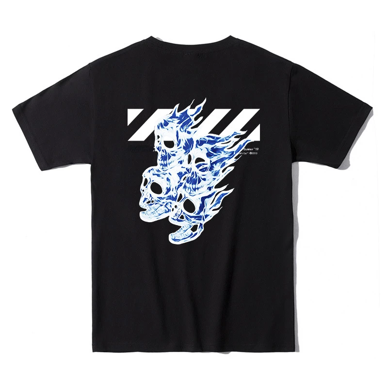 

Футболка мужская оверсайз с коротким рукавом, 2023 хлопок, весна-лето