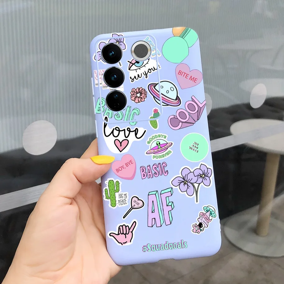 Fashion Candy Color Painted Soft Shell Back Cover Case