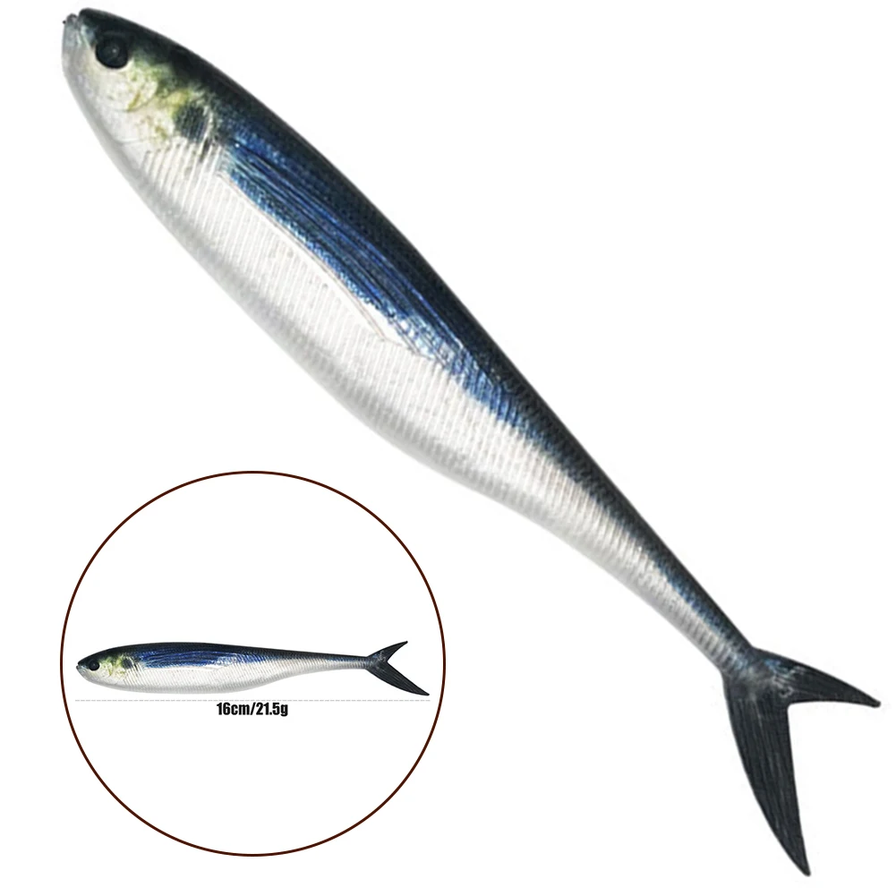 

Catch More Fish With Realistic Durable Soft Lure 3D Fish-Eye Painting Strong Attractant Sea Fishing Lure Fishing Accessories