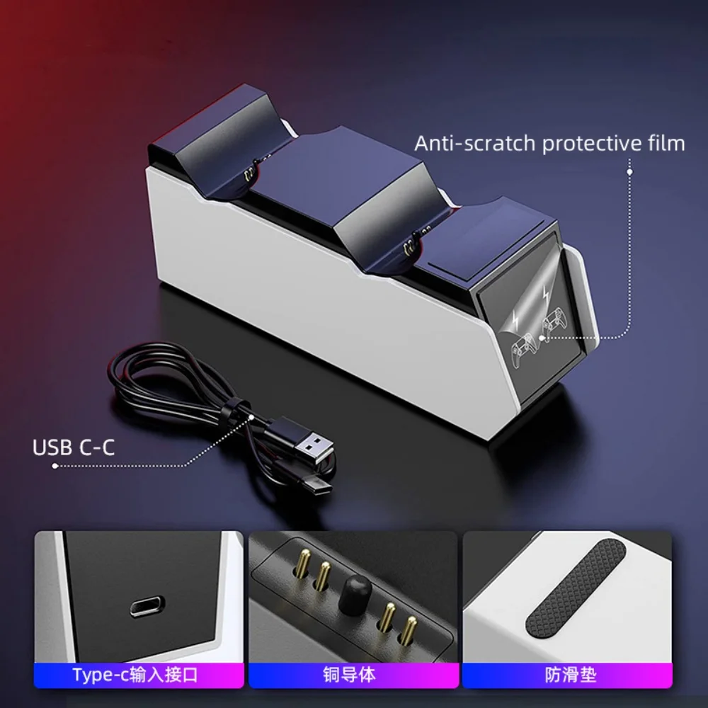 Dual Fast Charging Station with LED Indicator